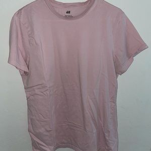 H&M Solid Pink Shirt